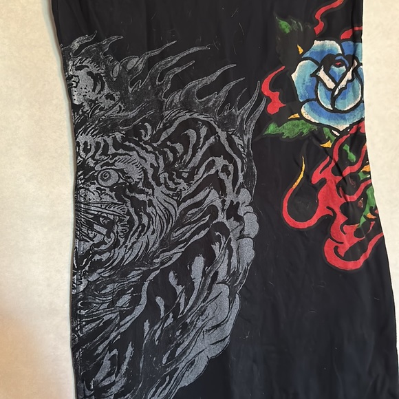 Vintage Ed Hardy black graphic tee - Picture 3 of 6